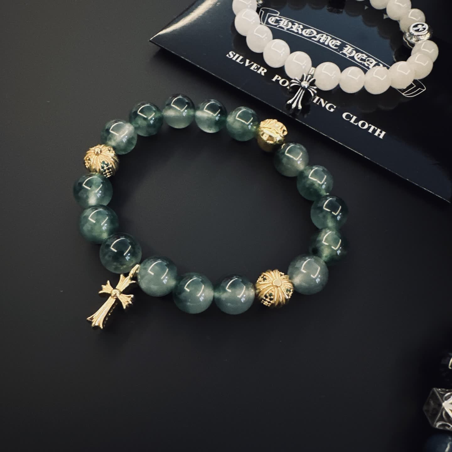 Chrome Hearts Beaded Bracelet Set